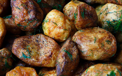 Rosmarin Kartoffeln mit Ofengemüse